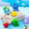 Colorful Resin Aquarium Mini Artificial Coral Shell Reef Landscape Fish Tank Underwater Ornament Aquarium Accessories