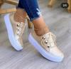 Women Flat  2024 New Fashion High Quality Casual Shoes Comfortable Outdoor Sports Platform Plus Size Round Head Shoes