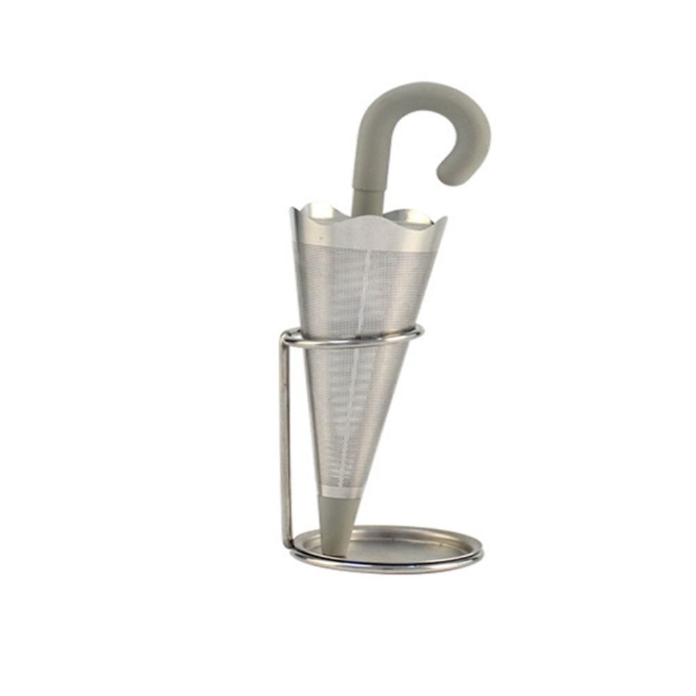 Fine Mesh Tea Strainer with Bracket Mesh Tea Maker Teaweare Umbrella Shape Tea Infuser  Spice