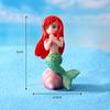 Милые фигурки русалок для аквариума Кавайные искусственные украшения русалок Поделки для аквариума Настольное украшение для аквариума