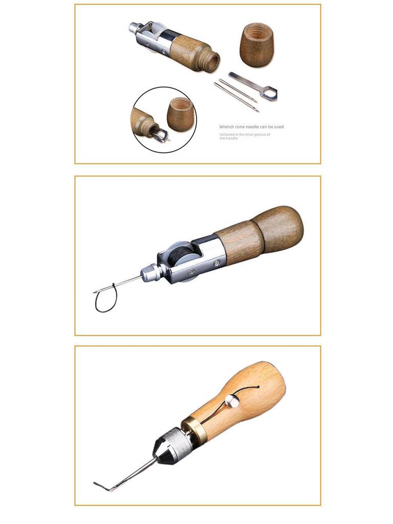 Leather Hand Sewing Machine Craft Tool for DIY Leather Art and Carving