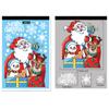Christmas Decoration Window Stickers Cartoon Elk Santa Claus Snowman Xmas Mirror Stickers Merry Christma Sticker New Year