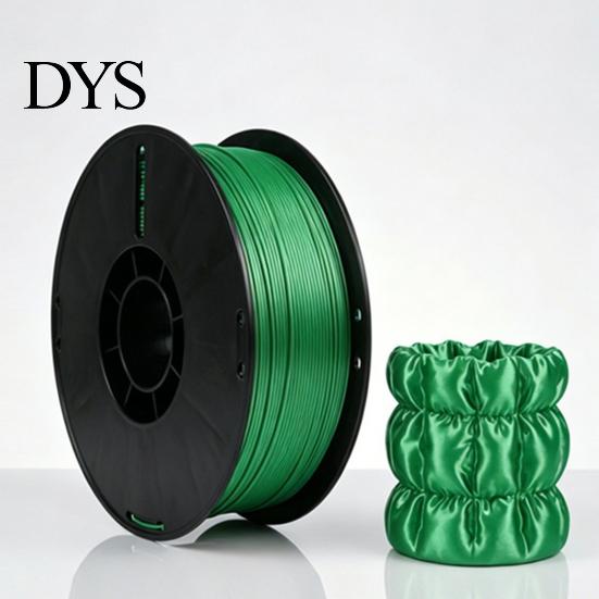 Легко формуемый филамент Silk PLA для 3D-принтера 1,75 мм, катушка 1 кг, низкая усадка при печати для печатных проектов, аккуратно намотанный