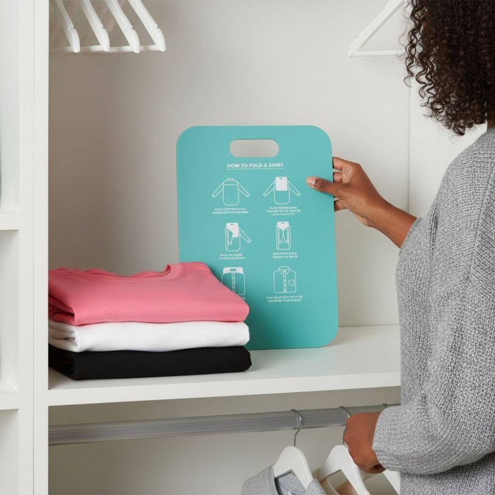 Portable Quick-Fold Clothes Board Space Saving Laundry Fold Board  Household Use