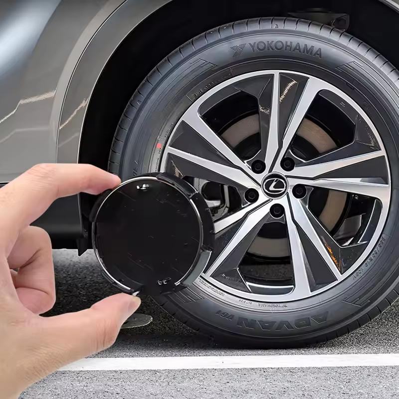 4Pcs 62MM Car Tire Wheel Hub Center Cover Badge Decoration Set for Lexus RX300 IS200 IS250 ES350 CT200H UX250H NX300H RX350
