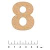 Adhesive MDF Wood Number 5 Cm Number 8
