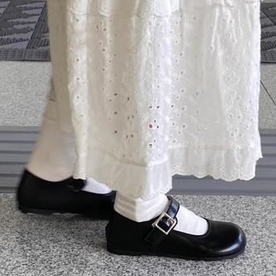 Модные туфли Мэри Джейн Женские туфли на плоской подошве 2025 Весна Осень Элегантные туфли на мягкой подошве Повседневные Удобные Платье Женские туфли Zapatillas