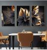 Black Golden Plant Leaf Canvas Poster Print Abstract Wall Art Painting Nordic Living Room Decoration Picture Modern Home Decor