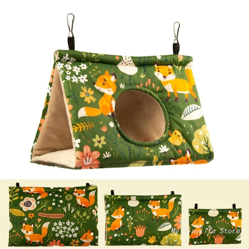 Зимний теплый птичий домик-гнездо, подвесной гамак для попугаев, бархатный сарай, клетка для зябликов, укрытие для птиц, спальная кровать, теплые качели