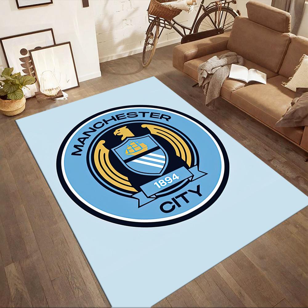 Manchester City Floor Mat Suitable For Bedrooms Decorate Room Study Room Game Room Antislip Carpet Anime Office Decor Spiritual Gift