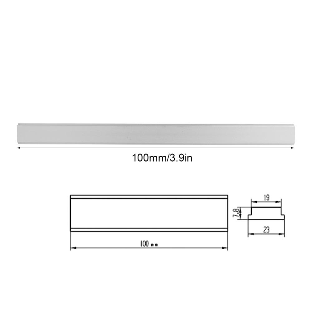 Non-Porous Aluminum Alloy T-Track 100/200/300mm Slide Slab T-Track Slot Miter  Carpenter Tool