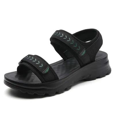 Натуральная кожа Увеличивают рост Пляжные шлепанцы Женские Белые Туфли на плоской подошве Обувь для женщин Сандалии Кроссовки Спорт