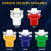 10Pcs B8.5D 509T B8.5 5050 Led Auto Car LED Dashboard Bulbs Instrument Panel Wedge Indicator Lights Cluster Gauges Lamp 12VDC Dome Lights 6