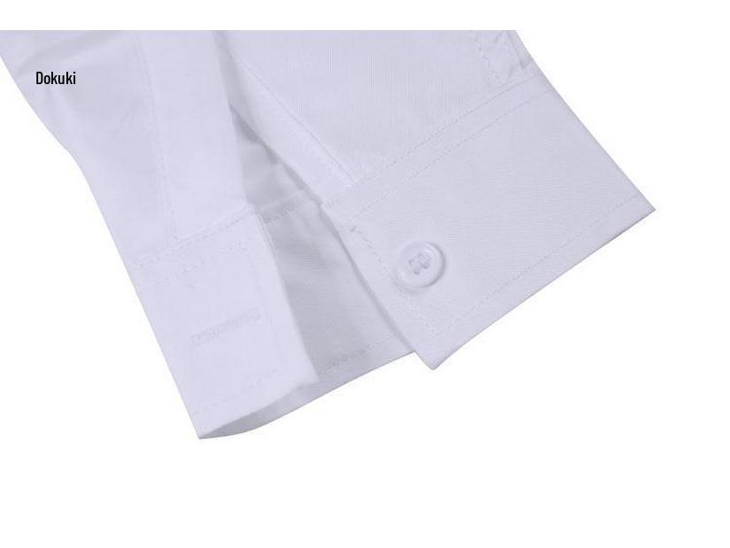 Мужская рубашка в стиле business casual с длинным рукавом, однотонная, большого размера, модный дизайн