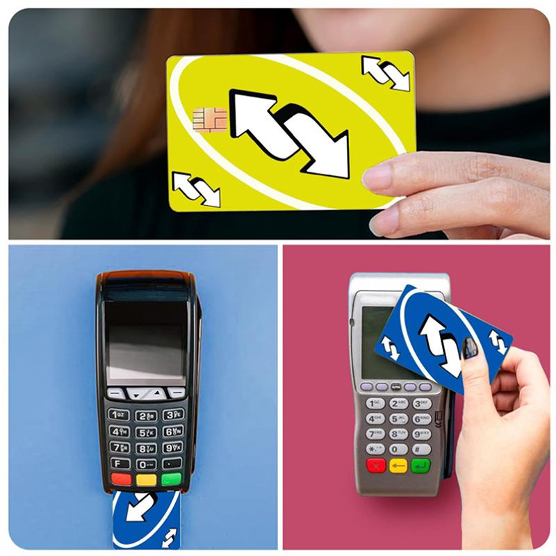 Новые забавные слова аниме ПВХ молодая кредитная карта дебетовая карта наклейка пленка чехол передняя лента для маленького большого чипа без чипа