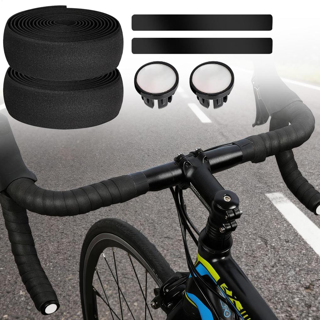 Велосипедная лента на руль Амортизирующая EVA Рукоятка Лента на руль Для шоссейного велосипеда Для езды Мотоцикл Комфорт Обновление Установка