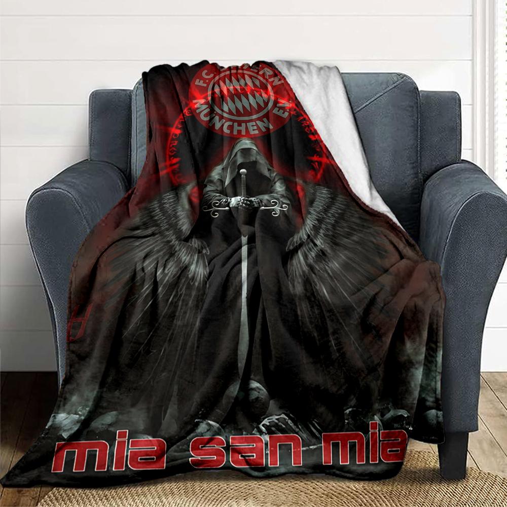 Bayern Munich Crest Artwork Blankets Flannel Printed Breathable Warm Throw Blanket for Home Office Bedspreads 0708a130
