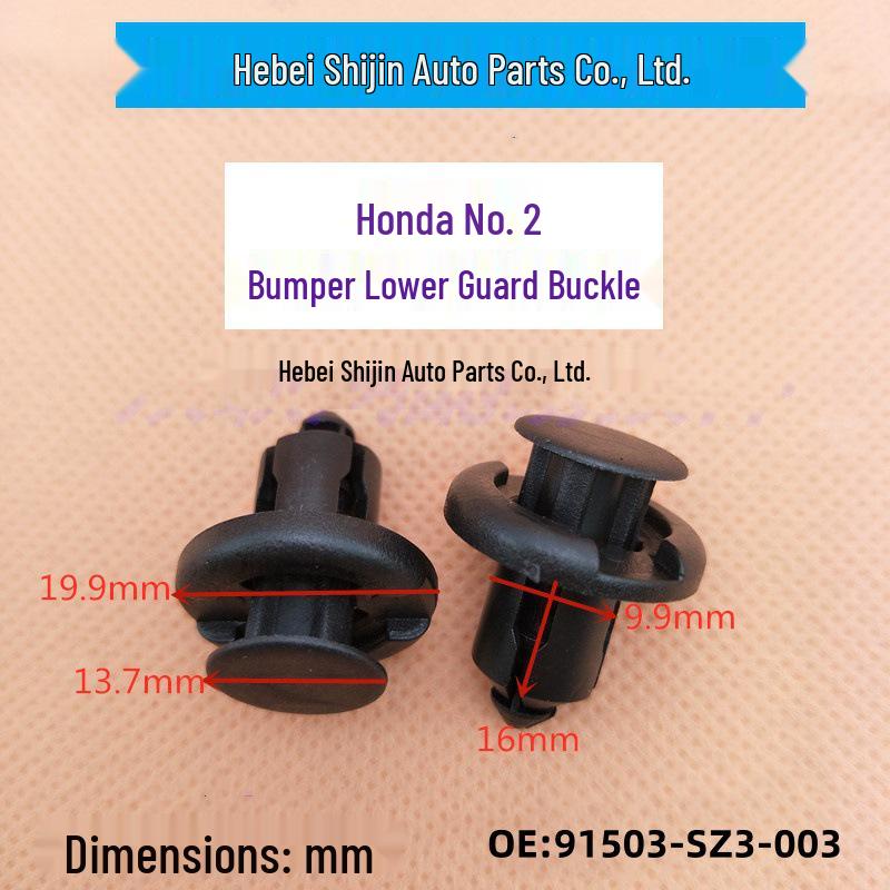 Honda CRV Accord Bumper & Radiator Clip 91503SZ5TM8SX0003