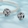 Silver bird charm PHENIX beads silver 925 bead for modular bracelet