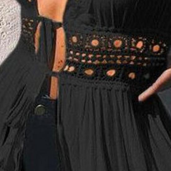 Swimsuit Cover Up Breathable Solid Color Women Sun Protection Bikini Cover-up