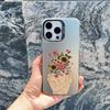 Женский модный чехол для телефона с цветком ромашки для iPhone 13 14 Pro Max Mini 16 15 12 11 Pro Max 15 14 Plus Ударопрочный лазерный чехол