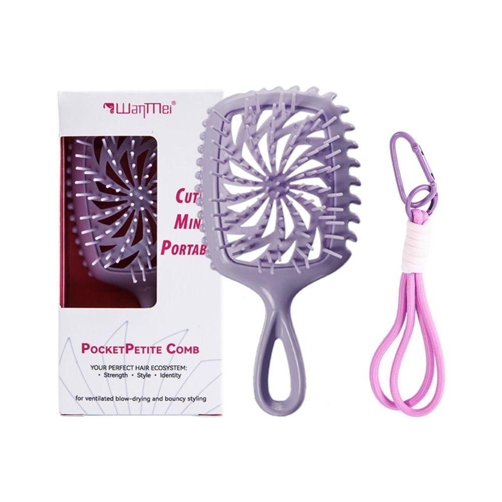 with Lanyard Scalp Massage Comb Mini Styling Comb Portable Hair Brush Hair Styling Tools