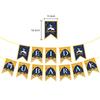 NEW Eid Mubarak Banner Garland Moon Letter Paper Bunting Garland Ramadan Kareem Decoration 2025  Islamic Muslim Party Supplies