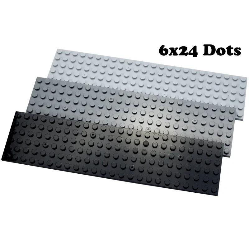 Tech Parts 6x24 Точки Тонкие Кирпичики Собираемые Частицы Образовательные Творческие Размер Строительные Блоки DIY Совместимые Классические Детали 3026