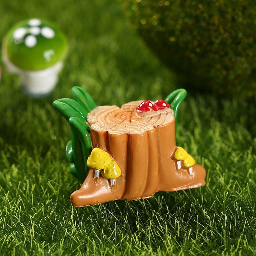 Cartoon Simulation Tree Stump Tree Stump Shape Tree Stump Ornaments Kids Toys