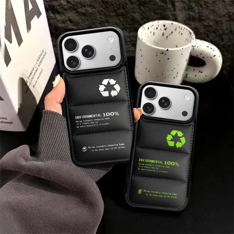 Экологичный чехол-накладка из переработанных материалов для iPhone 14/13, 12/11 и Apple Promax 17/16/15.