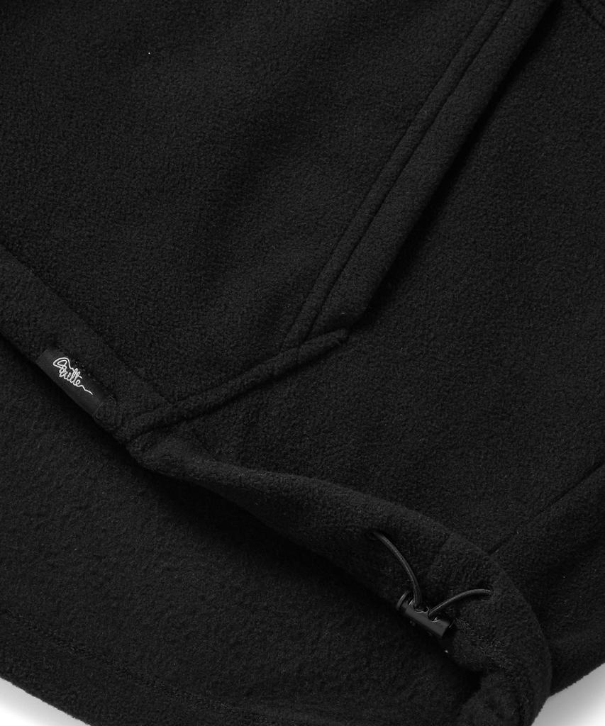 KULTE Classic Logo Fleece Half-Zip Crewneck Black