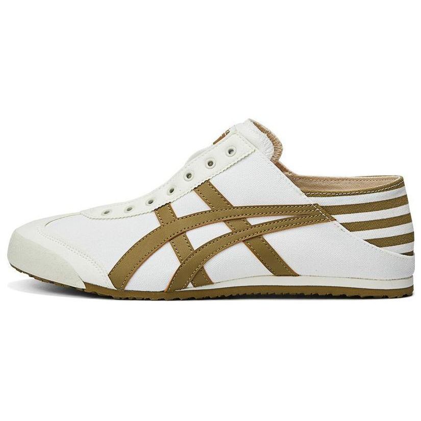 ONITSUKA TIGER Кроссовки унисекс Mexico 66 Paraty Бело-горчично-коричневые 1183C075-102