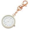 Pocket Watch Keychain Watch Analog Paste White [Fieldwork] Women's GY083-1