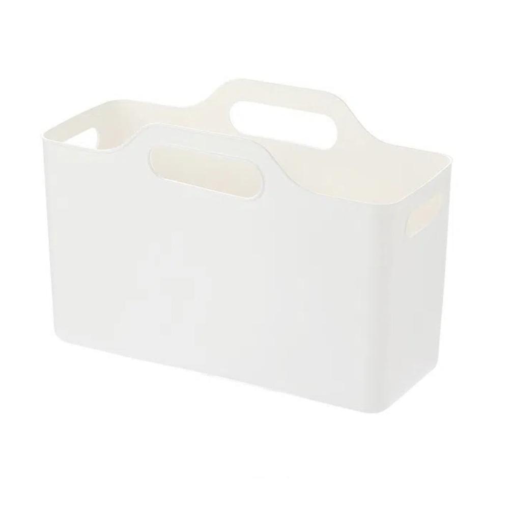 Smooth Edge Storage Basket Transparent Desktop Storage Box Durable Laundry Basket