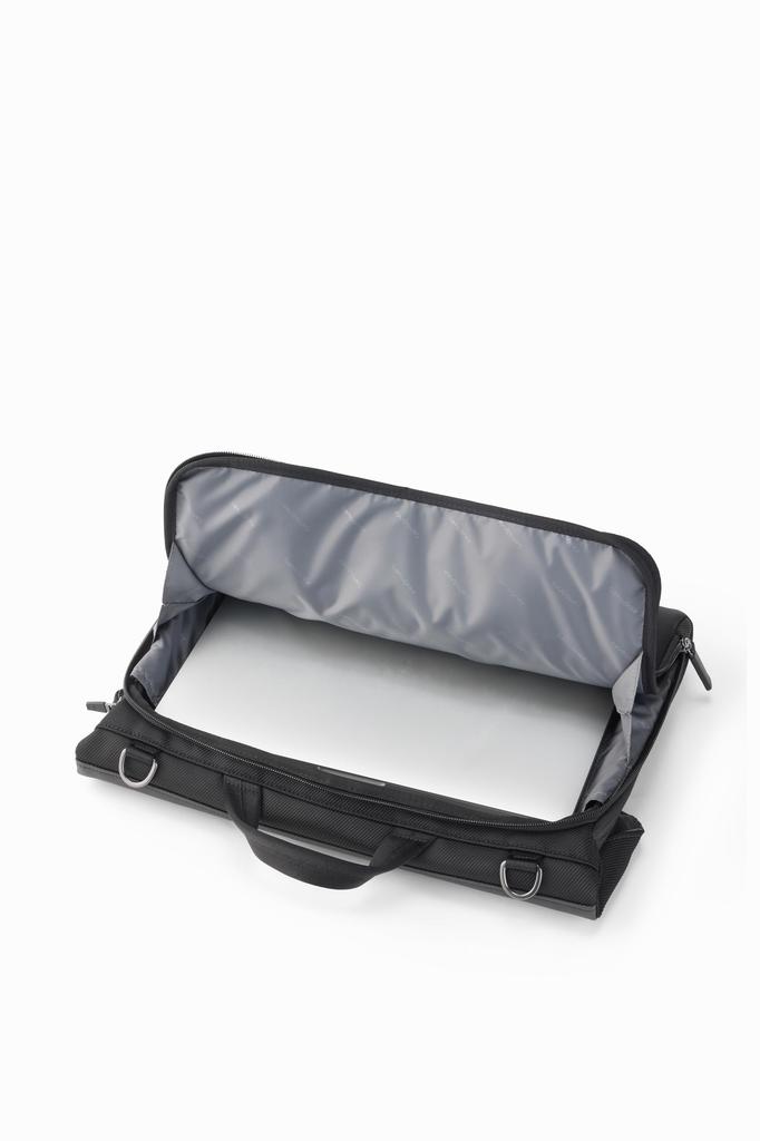 Сумка-мессенджер Samsonite Jet Biz 3, Раскладывающаяся, Черная