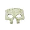 PU Foaming Halloween Mask Half Face Skeleton Mask Funny Halloween Skull Mask  Women