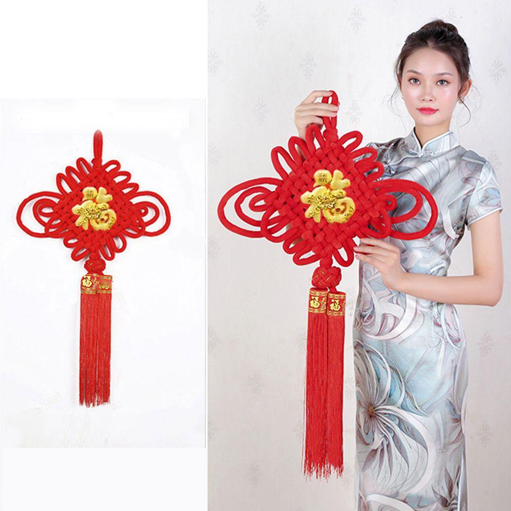 Hanging Decoration Red Chinese Knot New Year Decor Room Wall Ornament Spring Festival Pendants
