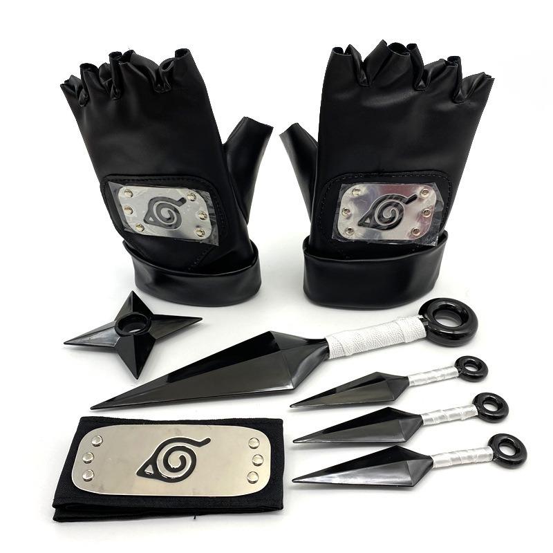 Аниме Косплей Мультфильм Какаши Перчатки Кунай Пластик ПВХ Сюрикен Реквизит Аксессуары