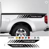Наклейки на боковые части заднего багажника Nissan Frontier NP300 - Графическое оформление автомобиля