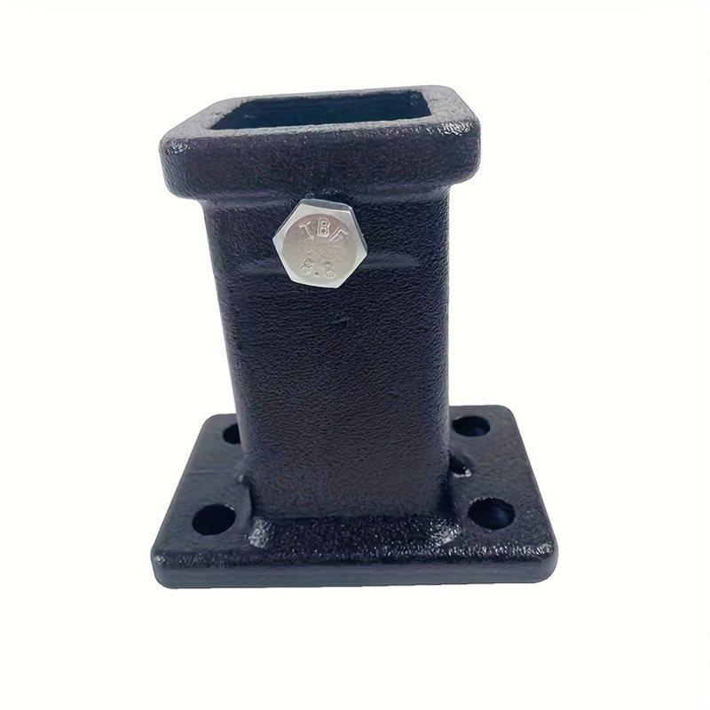 Receiver Adapter Bolt-On 2In Trailer Hitch Receiver Tube Steel Hook Base Universal For Pickup Trucks