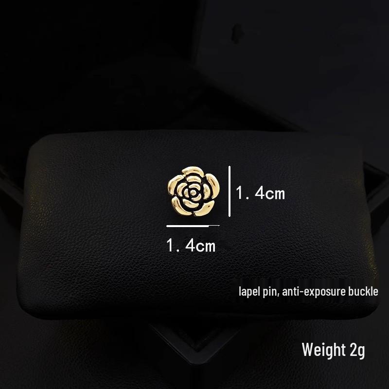 Retro Cross-border Brooch: Anti-exposure Buckle for Scarves and Shawls, Dual-use Collar Clip Accessories