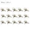 15 Pcs Nickel Plating RCA Panel Mount Connector RCA Panel Mount Audio Socket Plug Connector