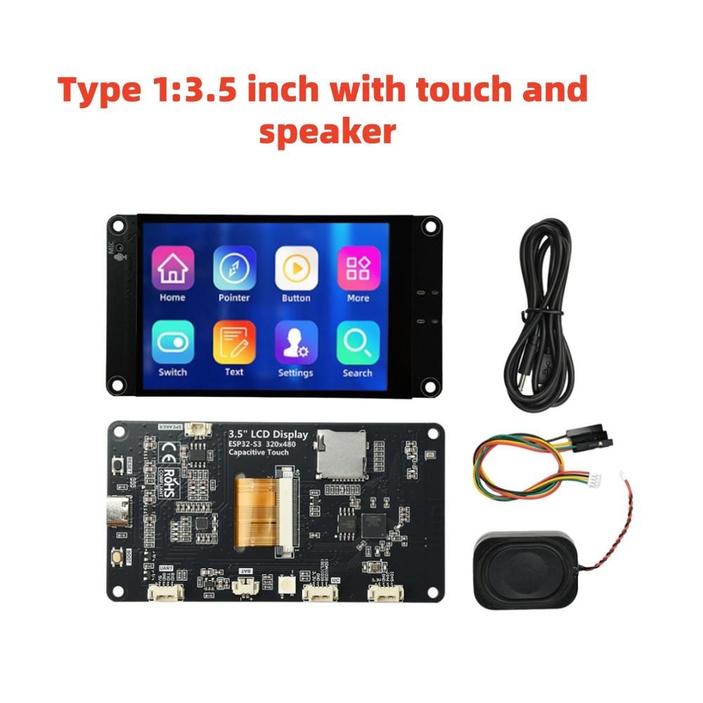Плата разработки ESP32 S3 с 2,8-дюймовым 3,5-дюймовым IPS-сенсорным экраном 320*480 240*320, Wi-Fi, Bluetooth 5.0, интерфейс Type-C
