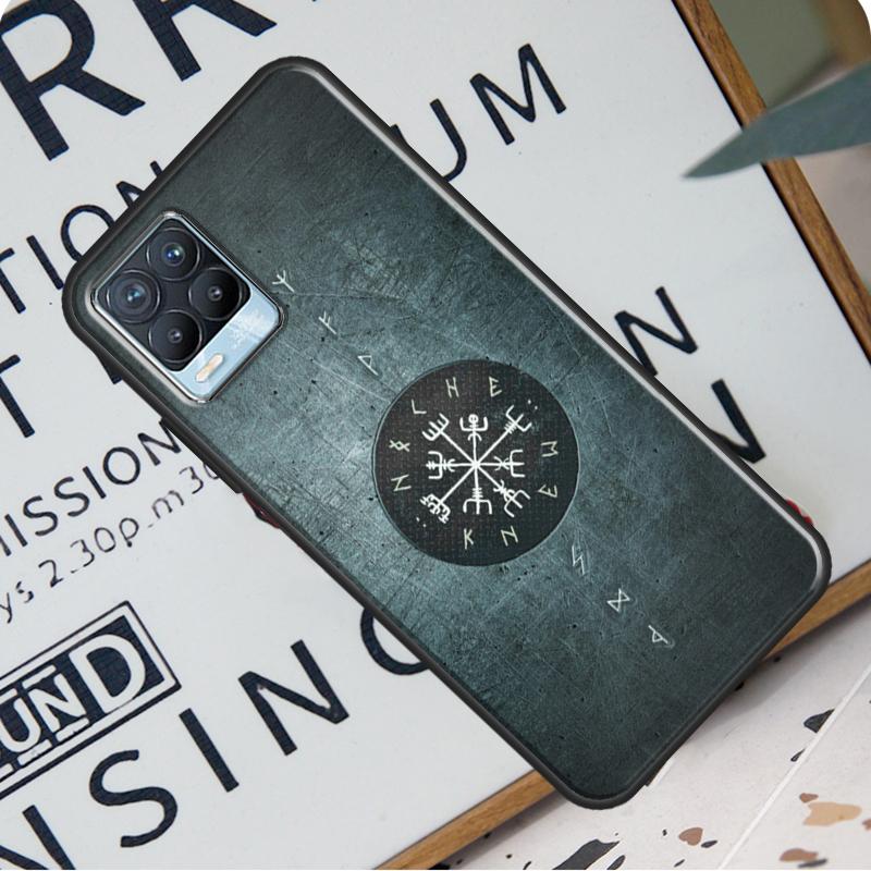 Символ викингов для OnePlus 9 Pro 8T 9R Nord 2 Чехол для телефона Realme 6 7 8 Pro 8i GT Master GT Neo 2 C21