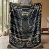 Starry Night Dragon Theme blanket Lightweight Warm Flannel Blanket Decorative Throw Blanket for Home Decoration