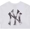 New Era Унисекс футболка с коротким рукавом свободного кроя с вышивкой New York Yankees Белый 14148861
