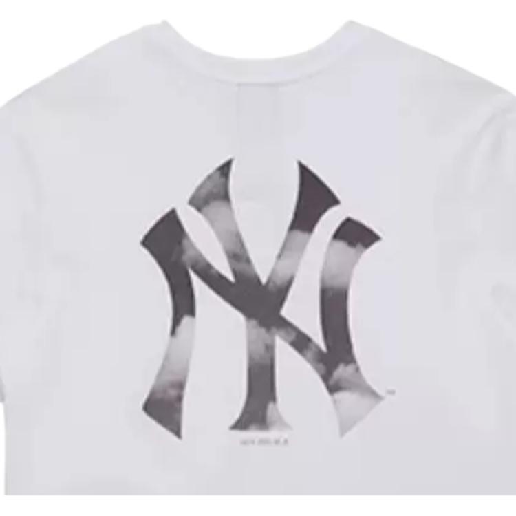 New Era Унисекс футболка с коротким рукавом свободного кроя с вышивкой New York Yankees Белый 14148861