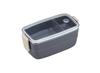 Asvel C-Lantus SS-T570N Dome-Shaped Bento Box, Easy To Serve, Two Tiers, Gray