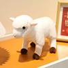 Горячая Распродажа Реалистичные Плюшевые Игрушки Овечки Мягкая Набивная Стоящая Кукла Овечка Подвески Милые Деликатные Брелки Подвески Декор для Сумок