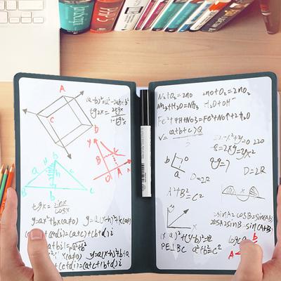 A5 многоразовый блокнот для белой доски, кожаный блокнот для заметок, бесплатная ручка для белой доски, стирающая ткань, еженедельник, портативный стильный офисный блокнот